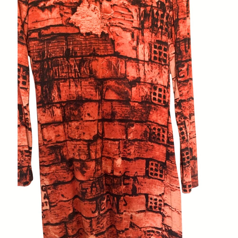 Vintage Jean Paul Gautier Iconic Graffiti Dress - Picture 2 of 8